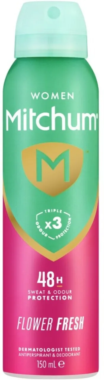 Mitchum Aerosol Flowers Deodorant Spray  -  For Women
