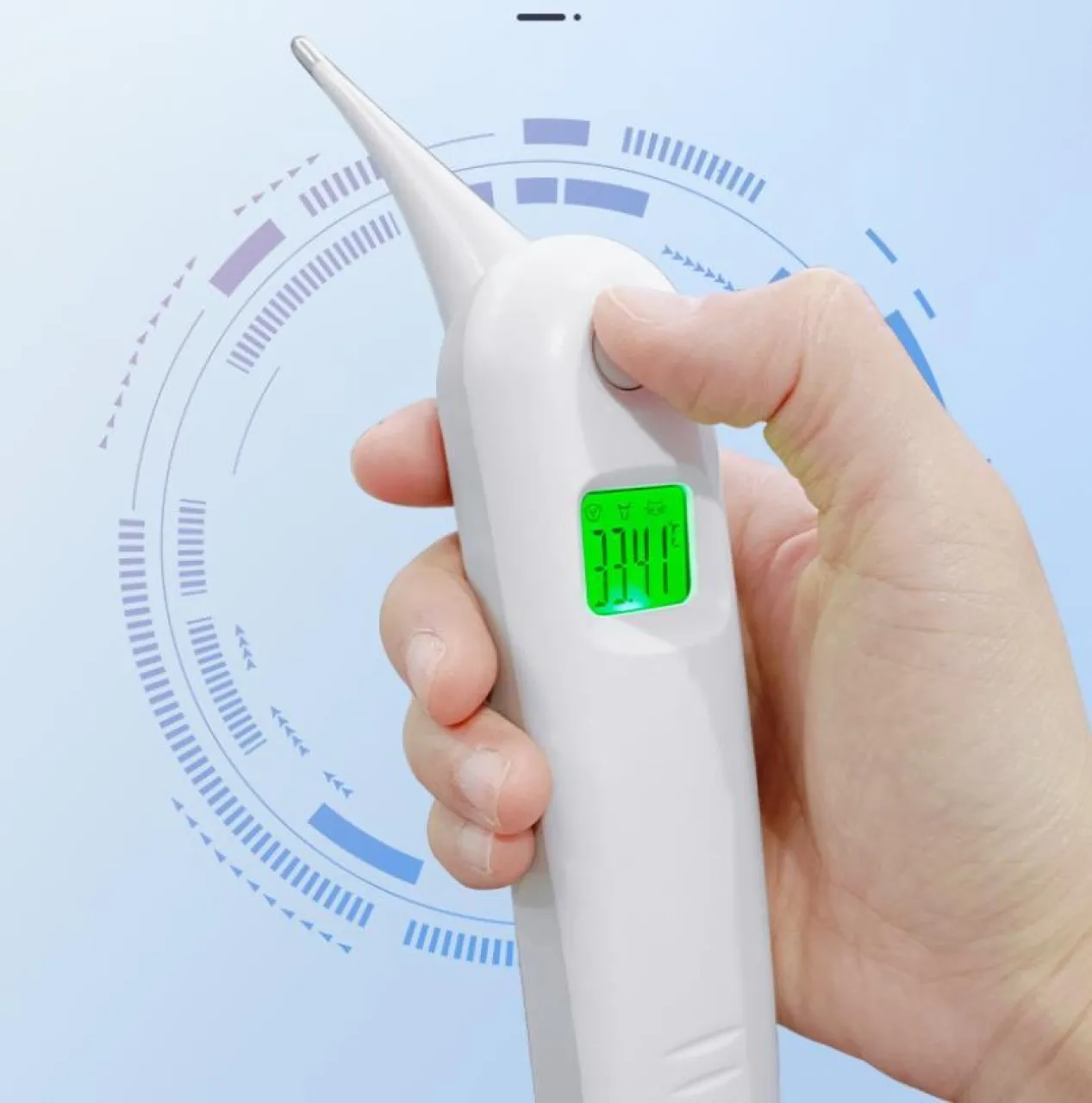 Solala Veterinary electronic thermometer, cattle, sheep, horse and pig thermometer, cat and dog pet…