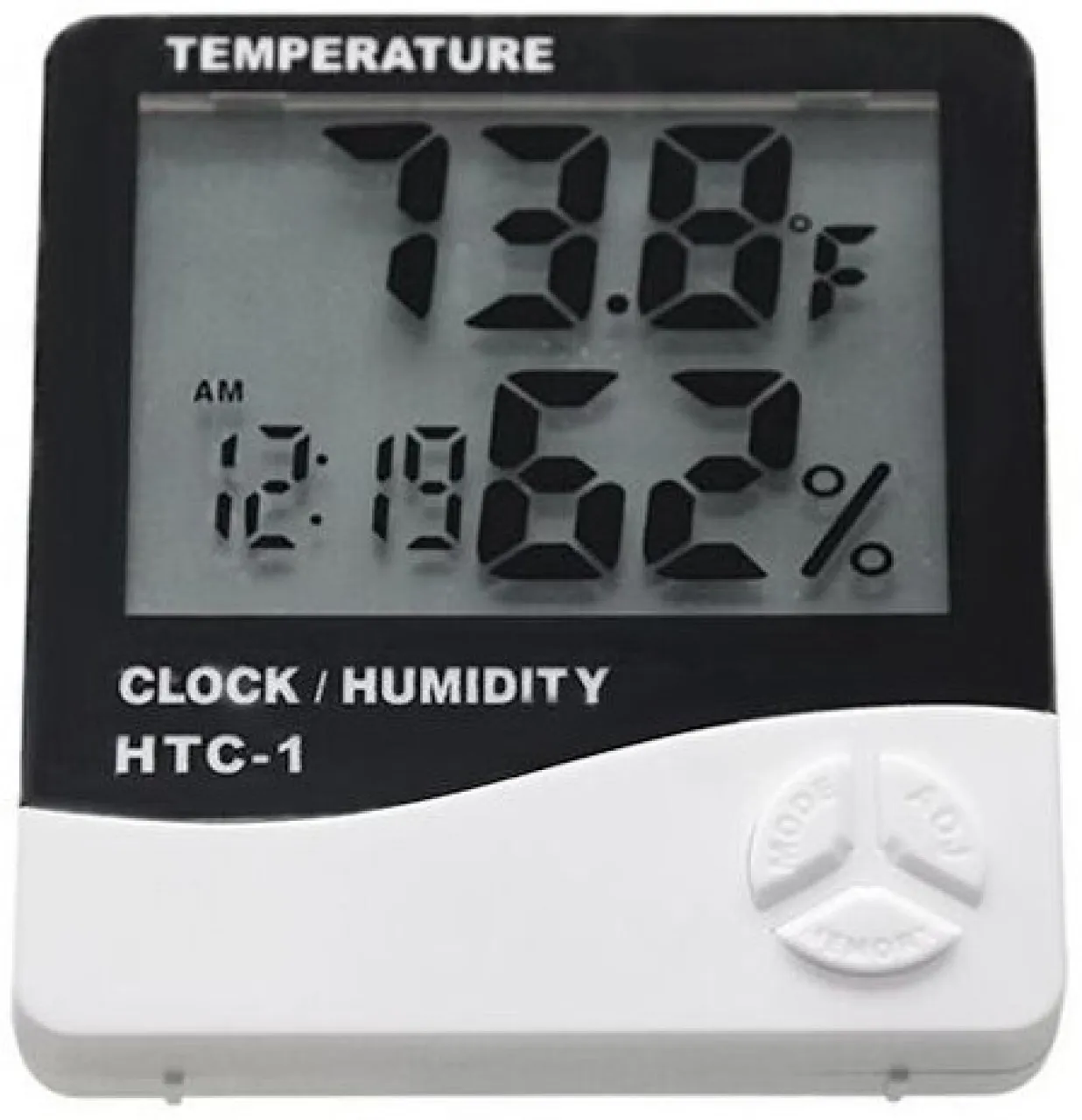 Generic Digital Temperature & Humidity Thermometer Clock Thermometer