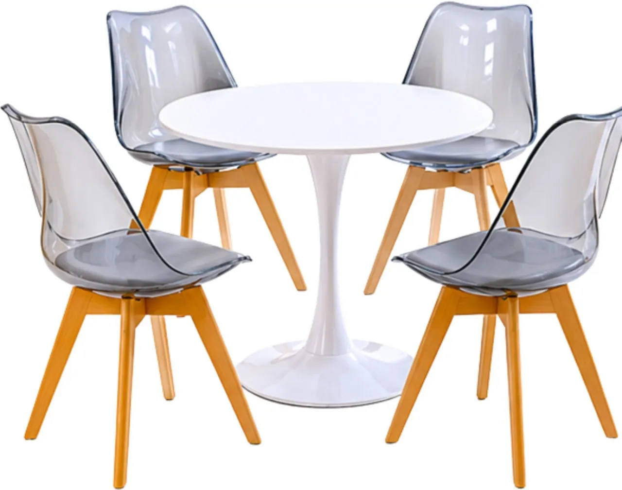 Werdafurn Engineered Wood 4 Seater Dining Set