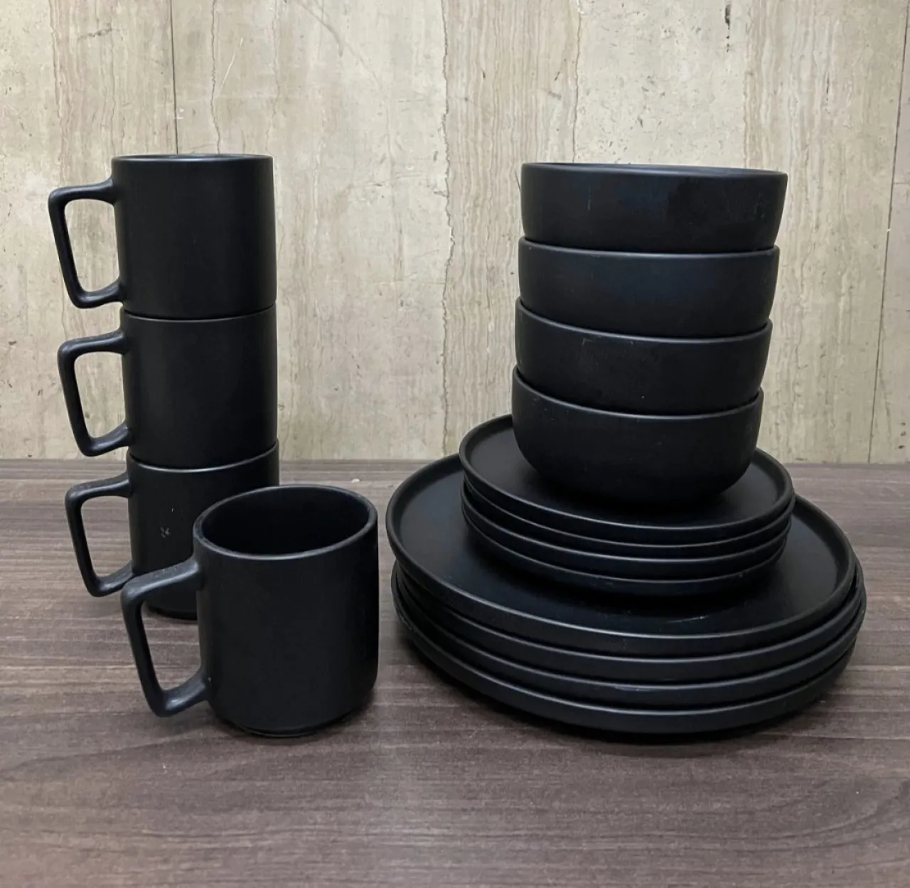 The Green Bliss Boutique Pack of 16 Glass 16 PIECE DINNER SET Dinner Set