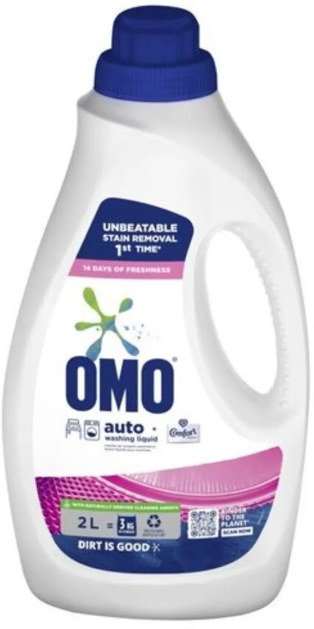Omo Auto Washing Liquid with Comfort Freshness Dishwashing Detergent