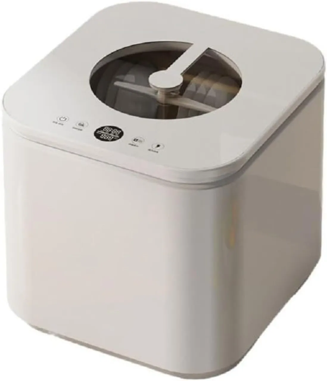 Flycross 4 Place Settings Countertop Dishwasher Desktop Dishwasher, Door Safety Lock Design to Prev…