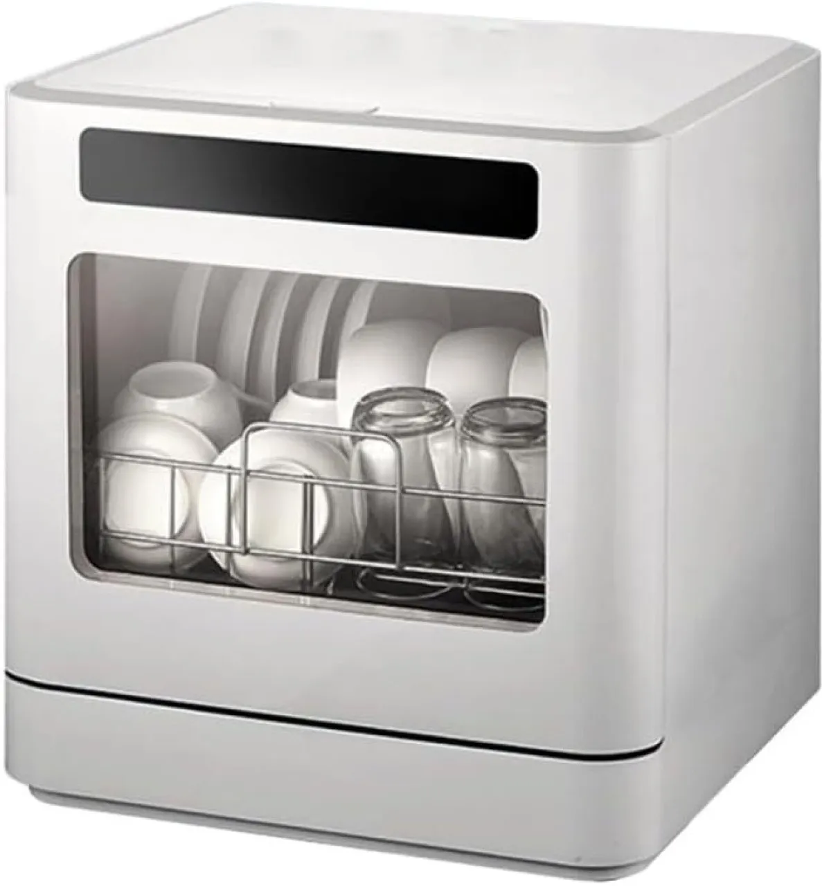 SHIJIN 4 Place Settings Countertop Dishwasher Countertop Dishwasher, Portable Dishwasher，Compact Di…