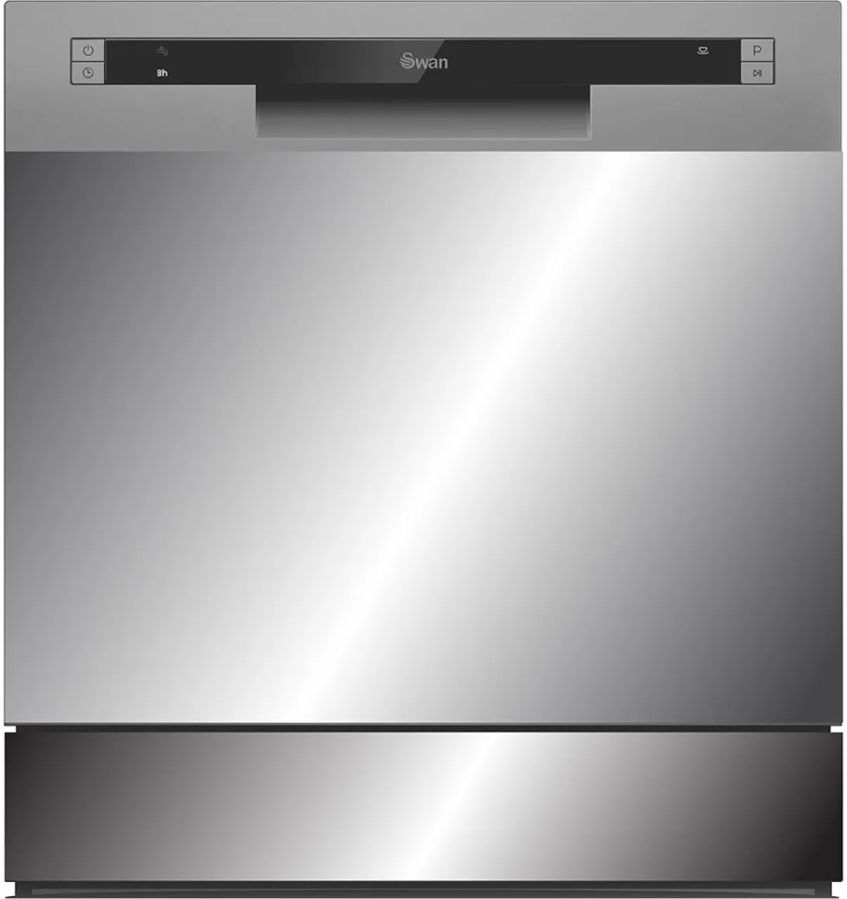 Swan 8 Place Settings Countertop Dishwasher SDW8S (Silver)