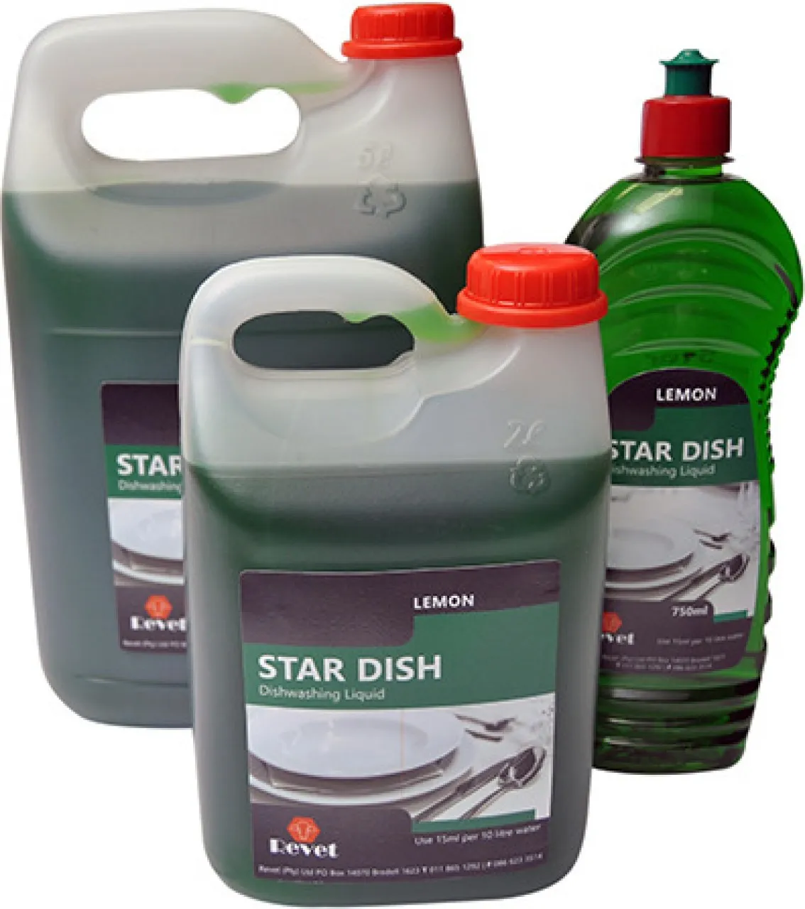 Revet Liquid Soap Star Dish 750ml