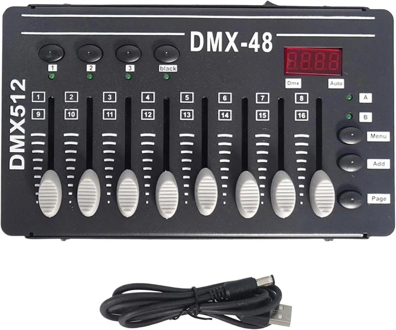 Milky Way Advanced DMX Lighting System for Dynamic Light Displays Wired DJ Controller