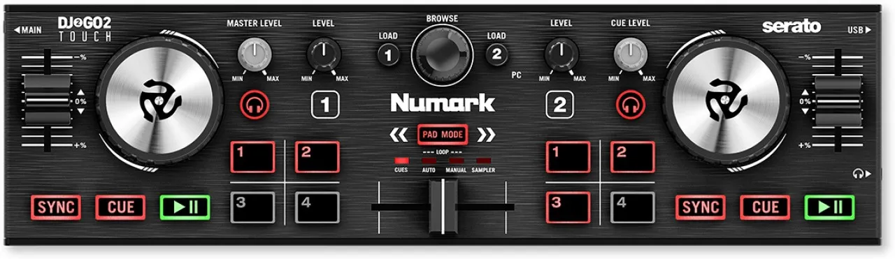 Numark DJ2GO2TOUCH Wired DJ Controller