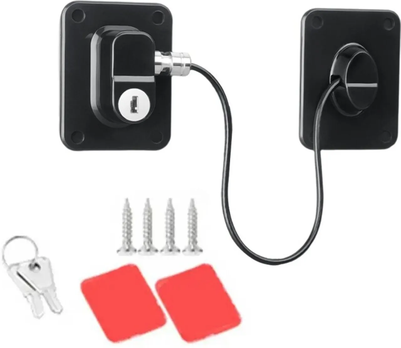 LocateLuxe Zinc Alloy Polished Deadbolts