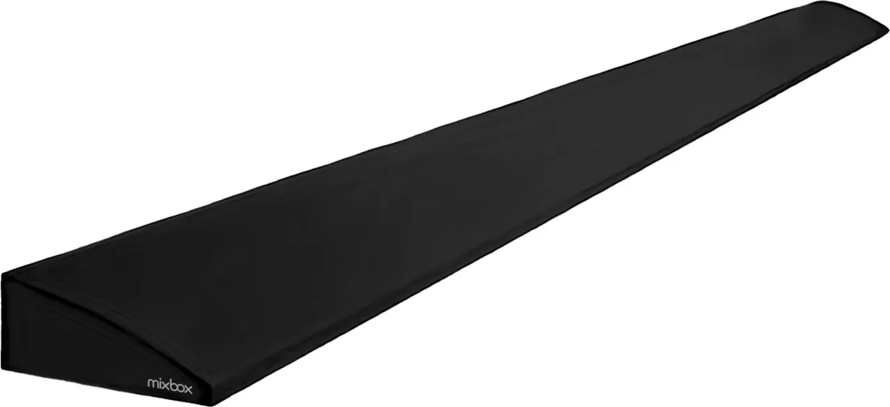 Mixbox Self Adhesive Rubber Threshold Ramp,1 Meter Length Baseboard Floor Mounted Door Stopper