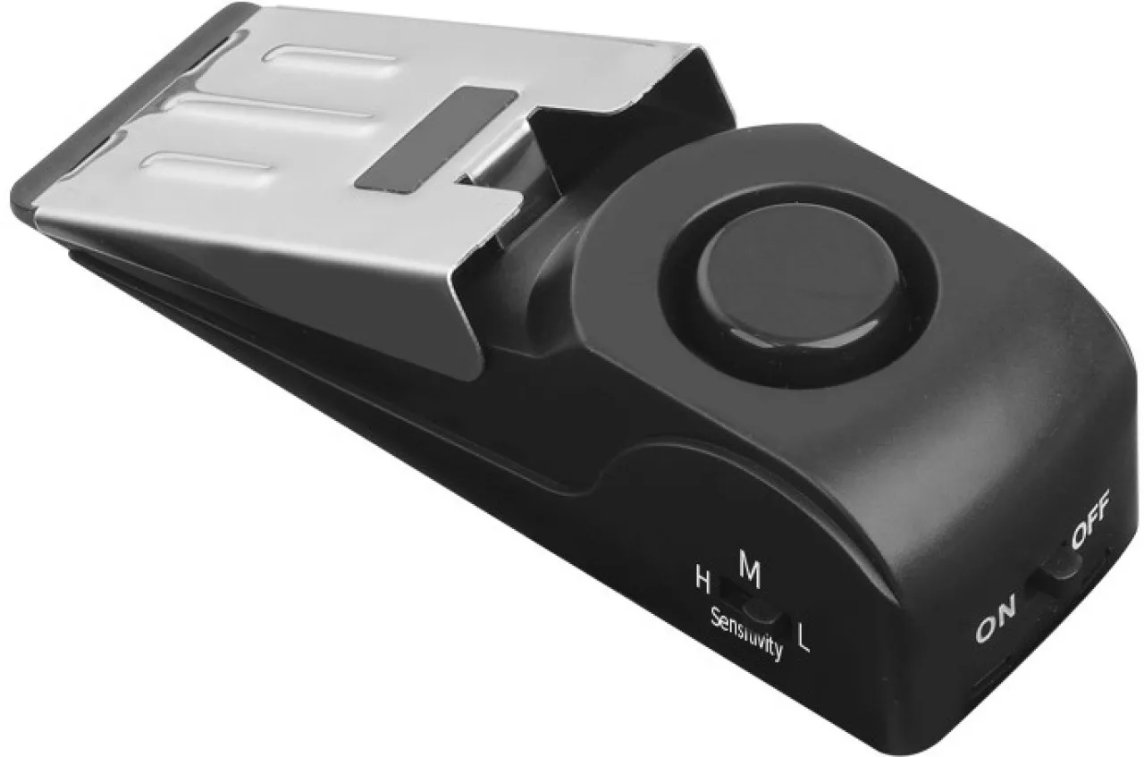 SHIJIN Door Stop Alarm with 120DB Siren Door Stop for Home & Travel Baseboard Wedge Door Stopper