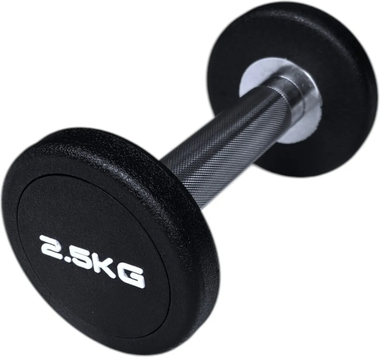 i-Fitness Pair of 2.5kg Round Rubber Coated Dumbbells