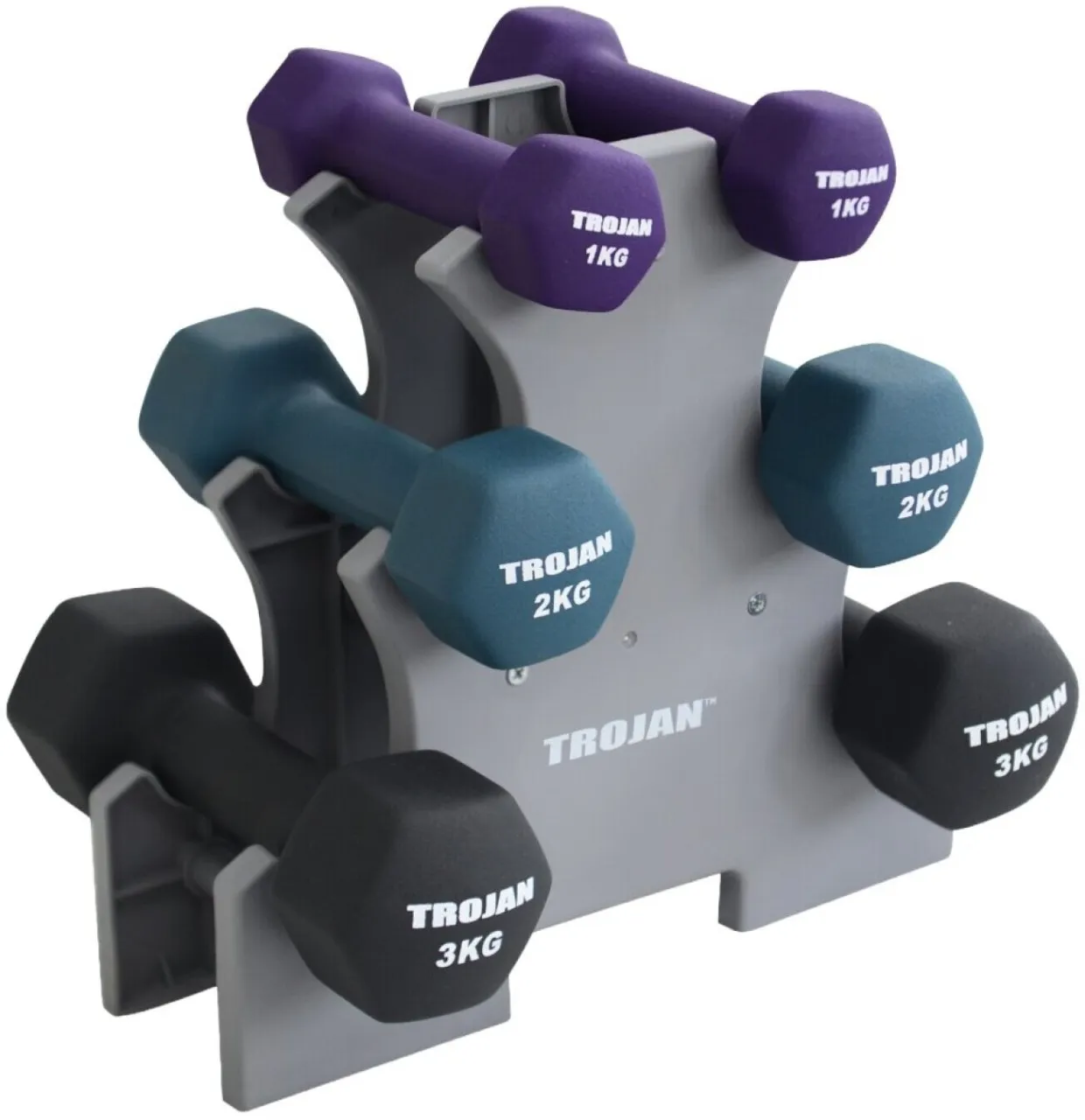 Trojan Fixed Neoprene Dumbbells
