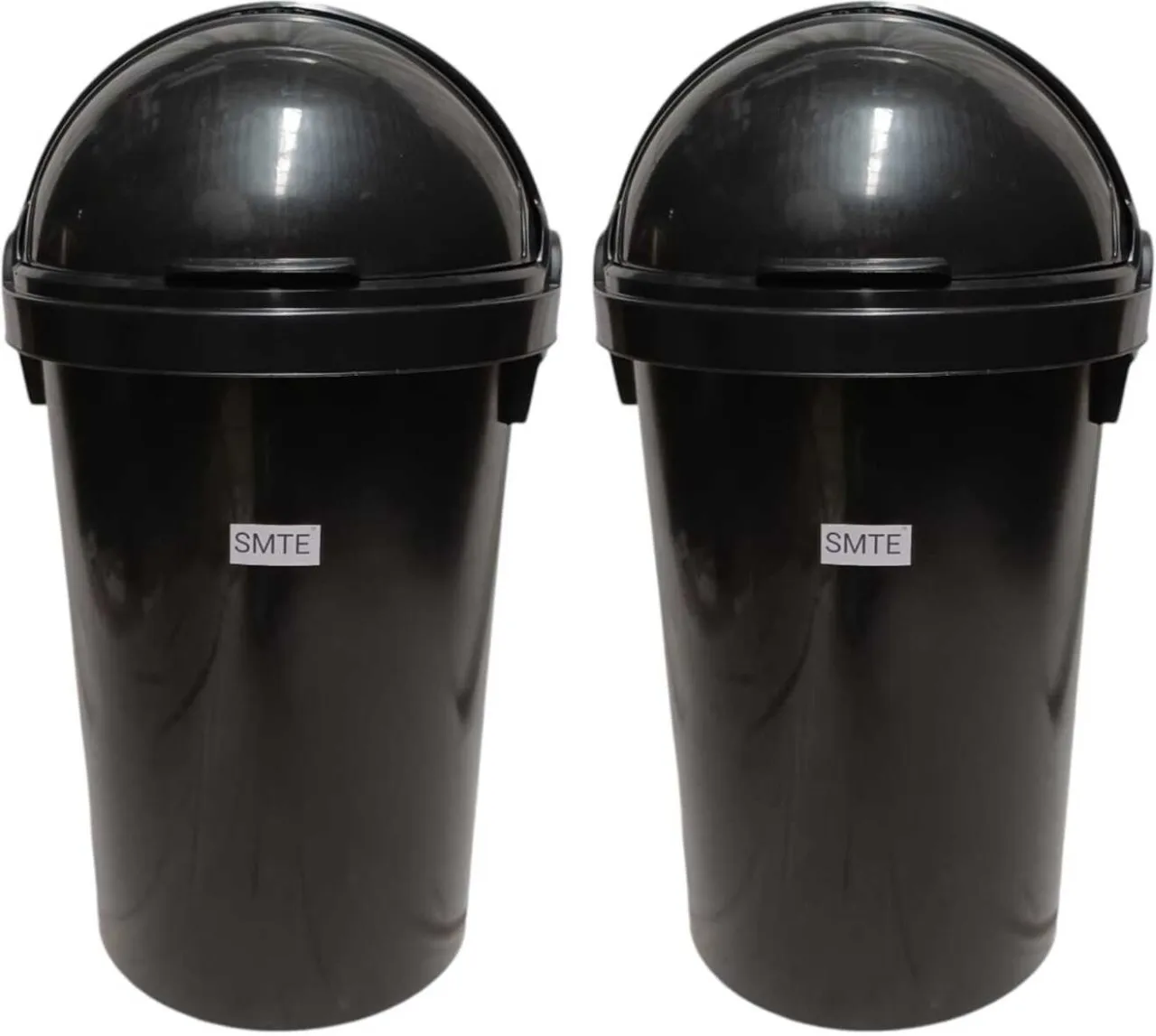 SMTE 25-Liter Silver Dustbin – Sleek and Compact Waste Solution Plastic Dustbin