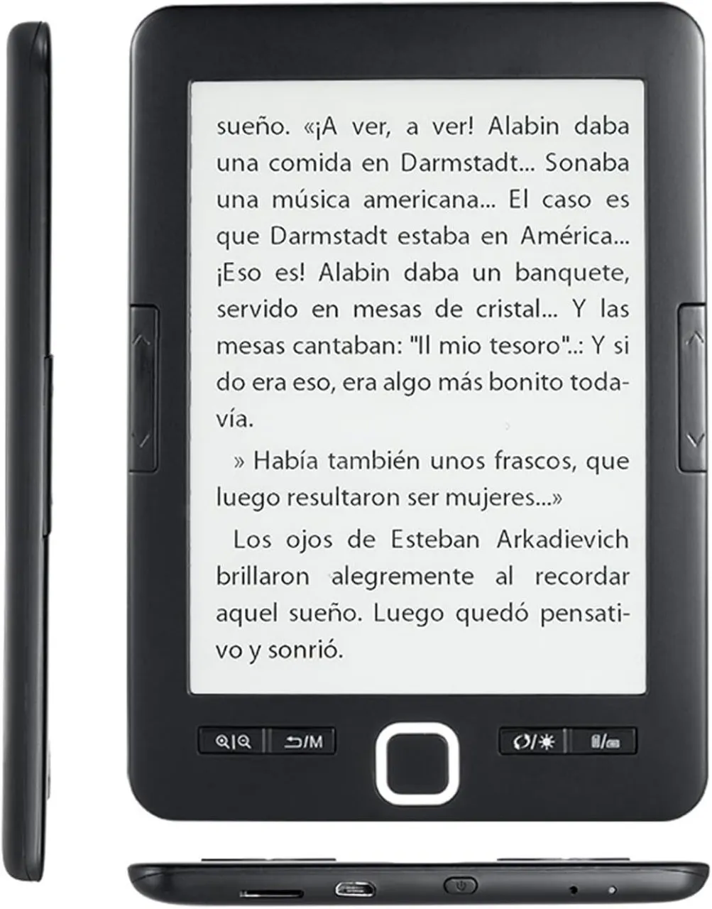 Wagu drum 8G e-book reader, 6-inch screen book reader, adjustable brightness, portable e-book reade…