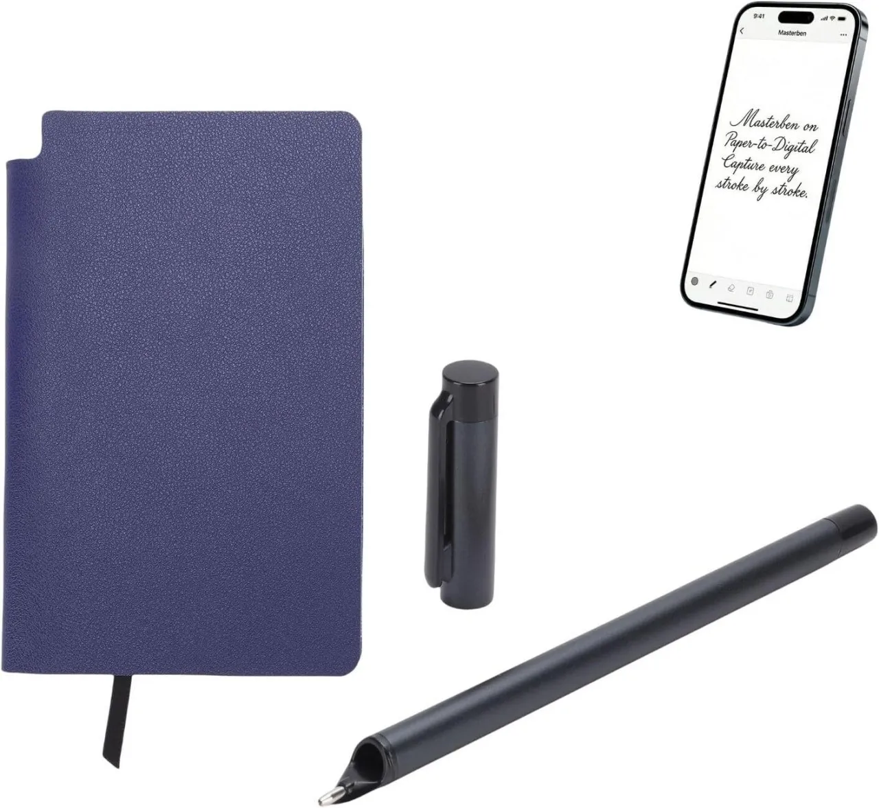 Wagu drum Smart Notebook with Pen, Pen for Note Taking, Bluetooth 5.0 Voice Sync and OCR to Editabl…