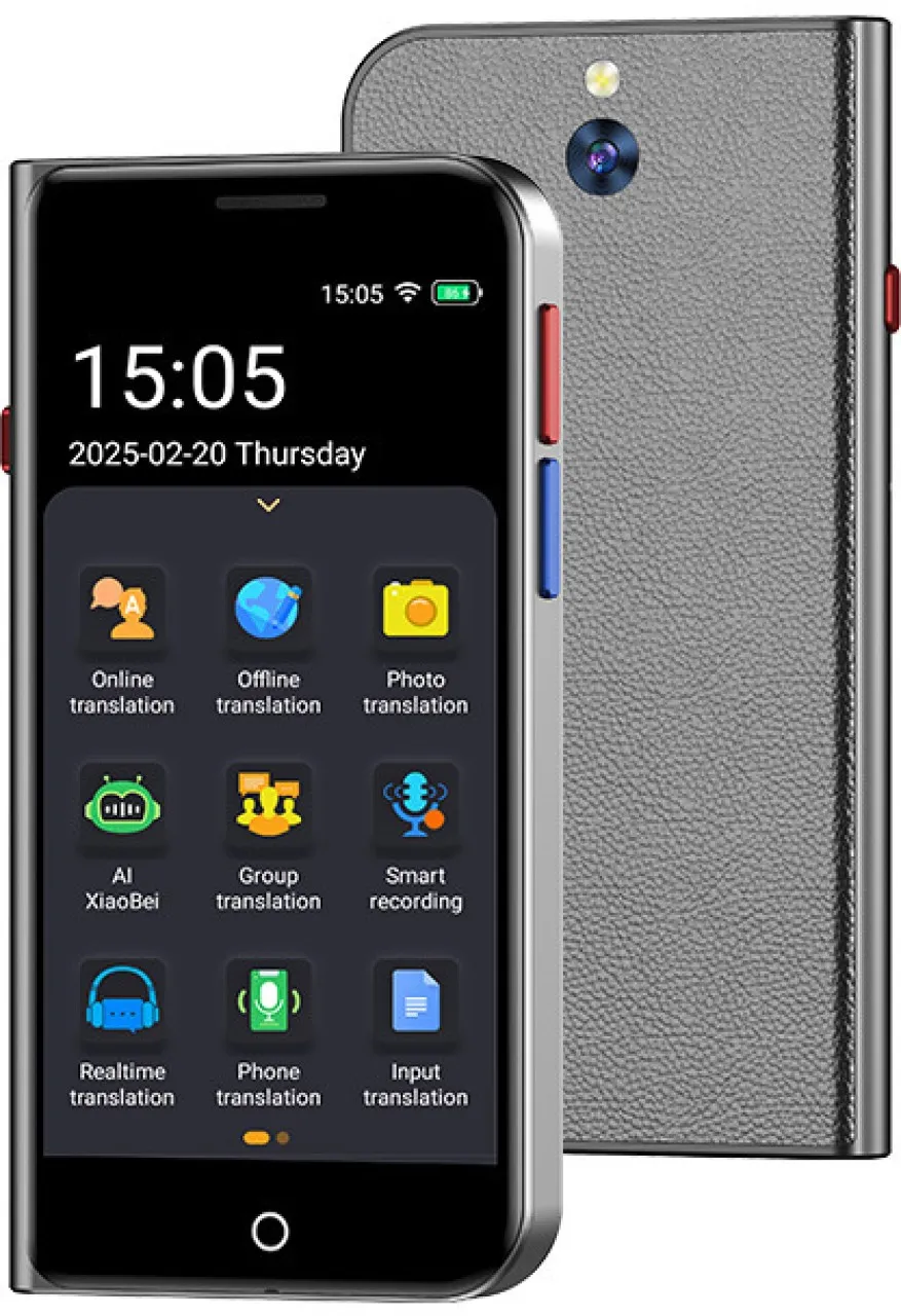 Solala Smart translator, smart travel translator multi-language translation artifact with Bluetooth…