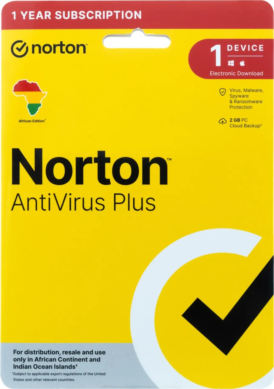 Norton Anti Virus Deluxe 25GB AF 1 User 3 Devices 12 Months