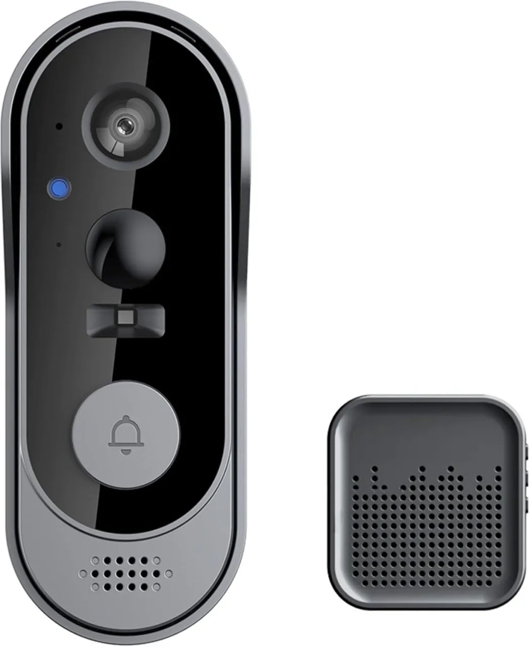 SHIJIN Video Doorbell with Camera and Chime, 2-Way Audio, Outdoor Security, Instant Alert, Human De…