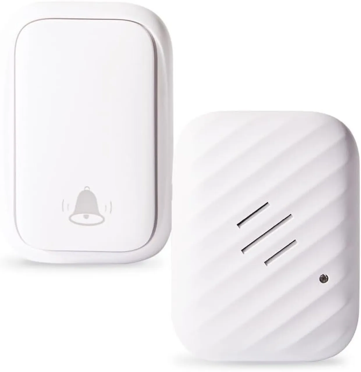 linglian Battery-Free Wireless Doorbell,No Batteries Needed,Easy Installation,600 FT Range, 38 Chim…