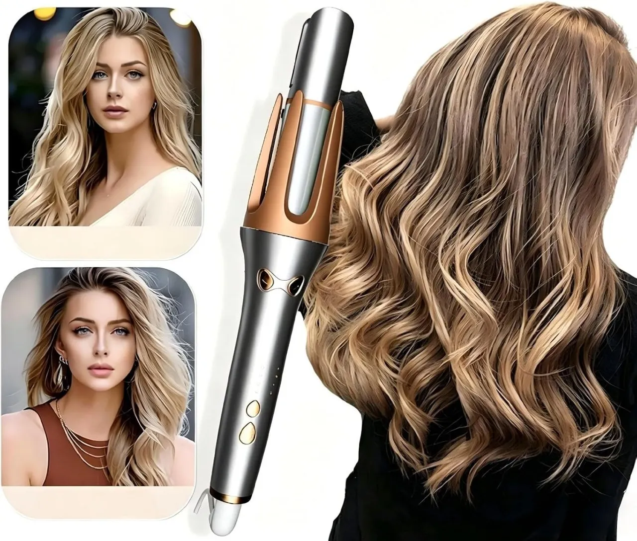 WEIWEISTORE Automatic Curling Iron Wired Electric Hair Curler