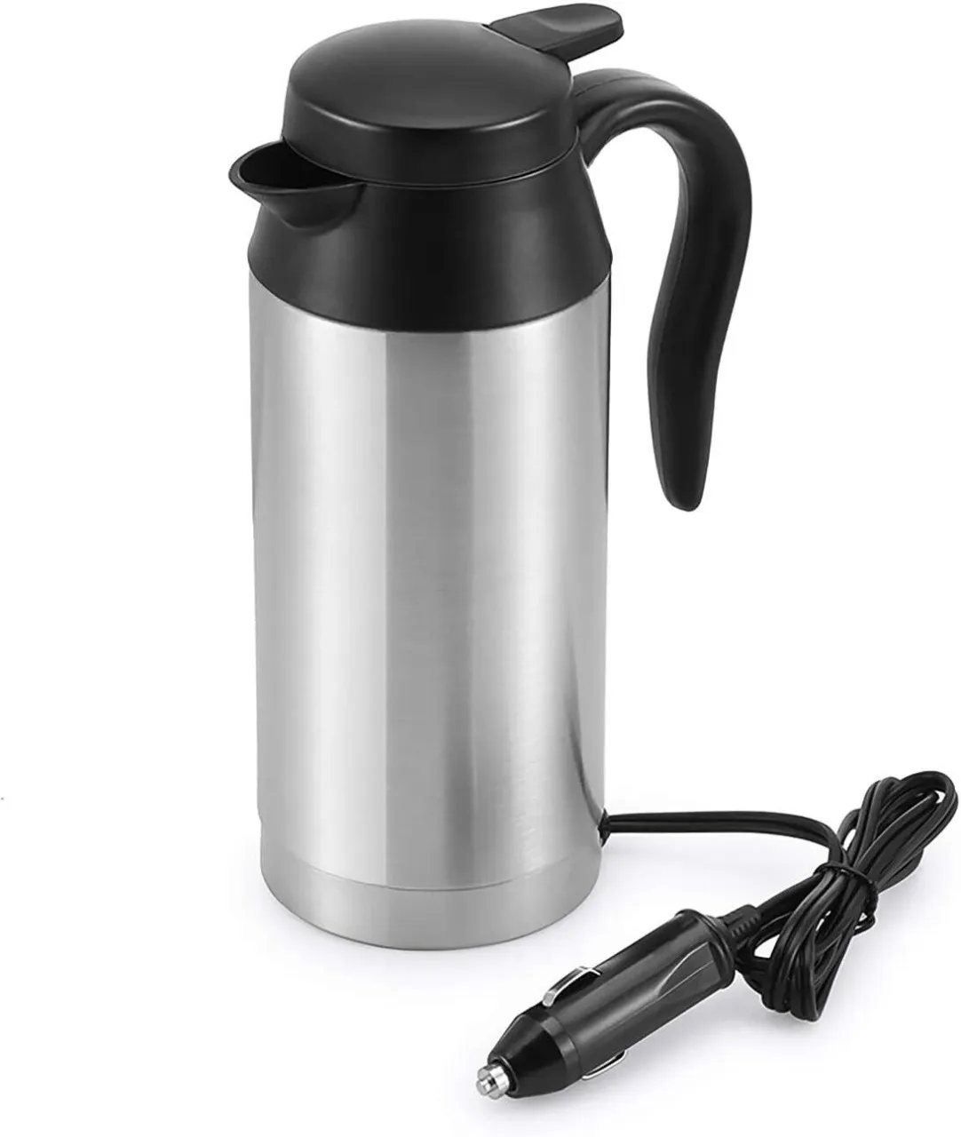 TAOJIANG Car-mounted boiling water kettle 12V 24V stainless steel car cigarette lighter socket car …