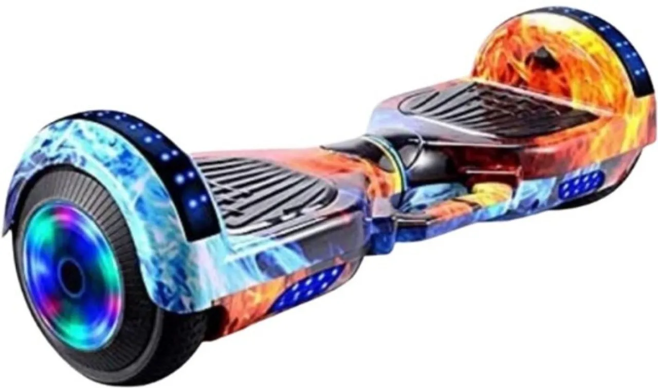 AK 6.5 Inch Smart Auto Balance Hoverboard With Bluetooth Speaker Bike Ride On