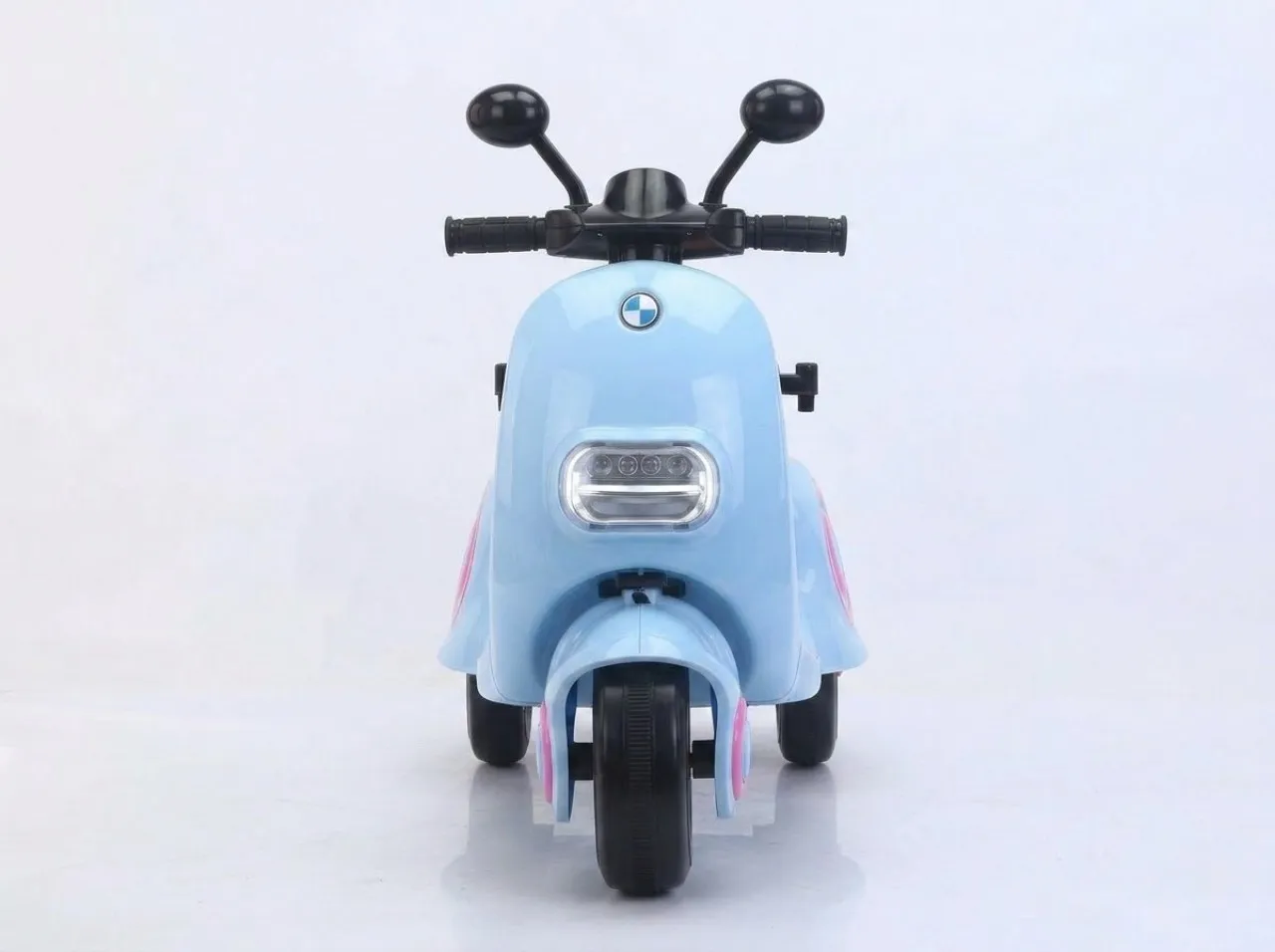 NNE CandySpark Kids Electric Ride-On Motorcycle, Music & LED Light 01 Scooter Ride On