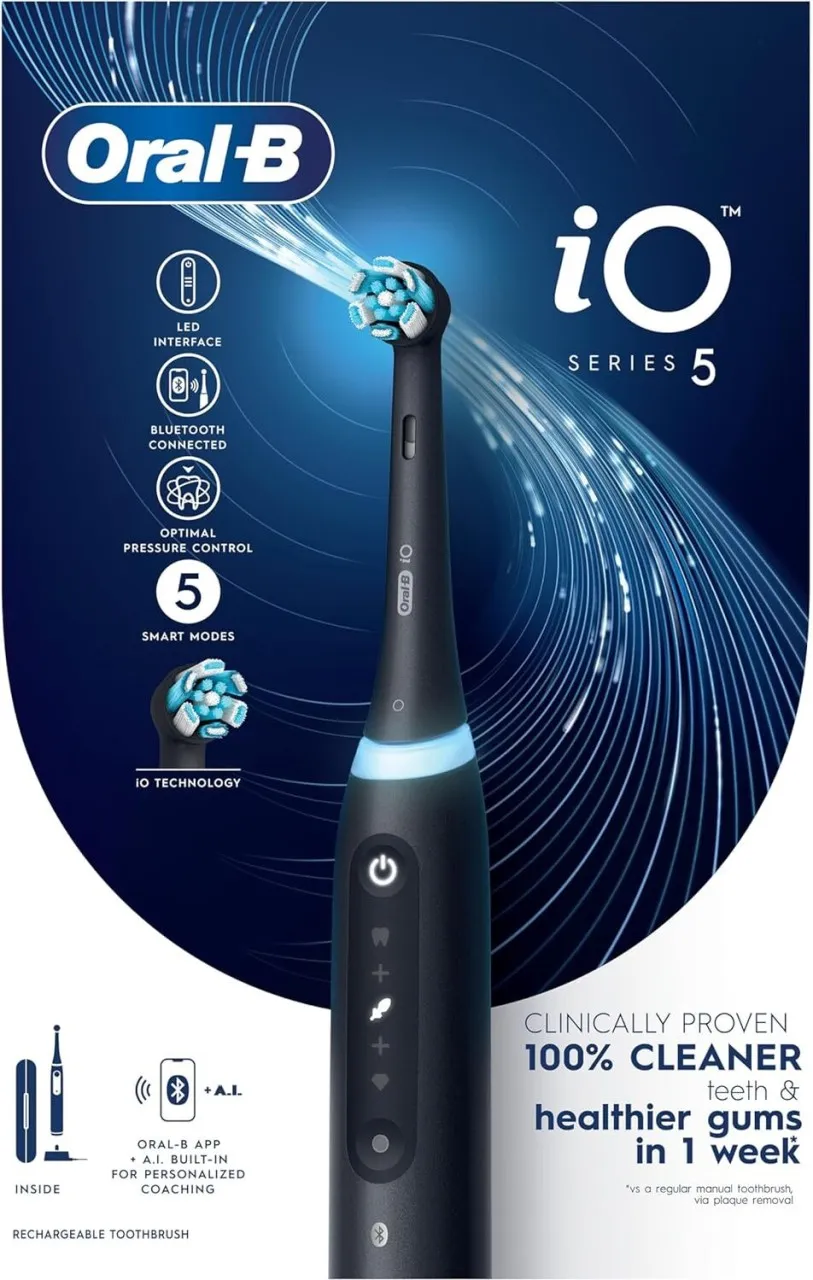 Oral-B iO series 5, Rechargeable Electric Toothbrush