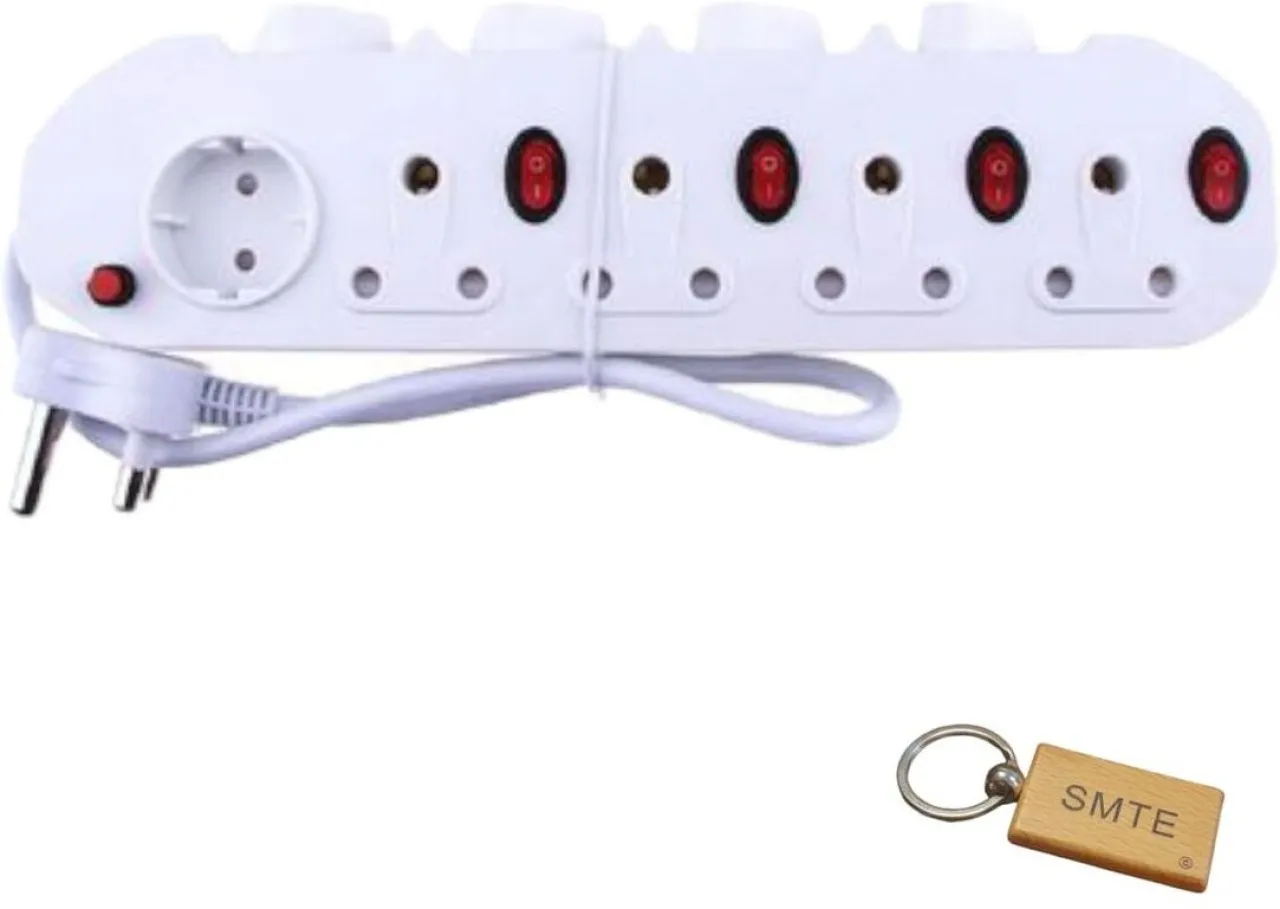 SMTE Redisson9-Way Multi-Plug Two Pin Plug