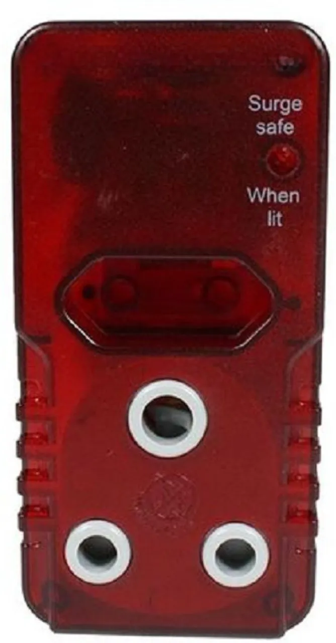 SA TRADE Surge Safe Power Protector with Euro Socket Three Pin Plug