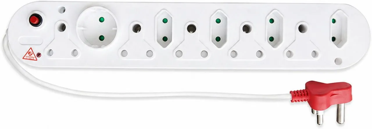 Electrosense 10 Way Multiplug Three Pin Plug