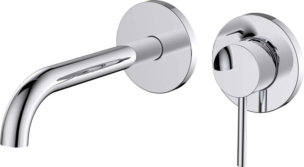 Cobra Tigris Wall Type 1/2 FI Chrome Basin Mixer Faucet