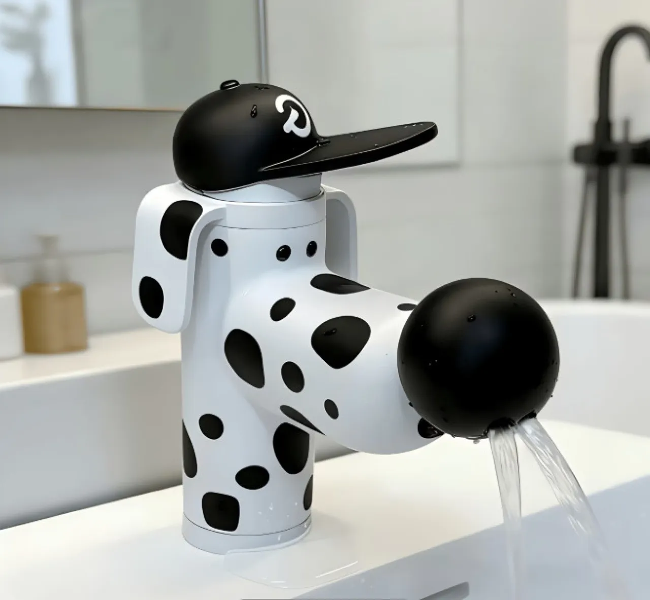 Generic Cute Dalmatian Puppy Faucet Mixer Faucet