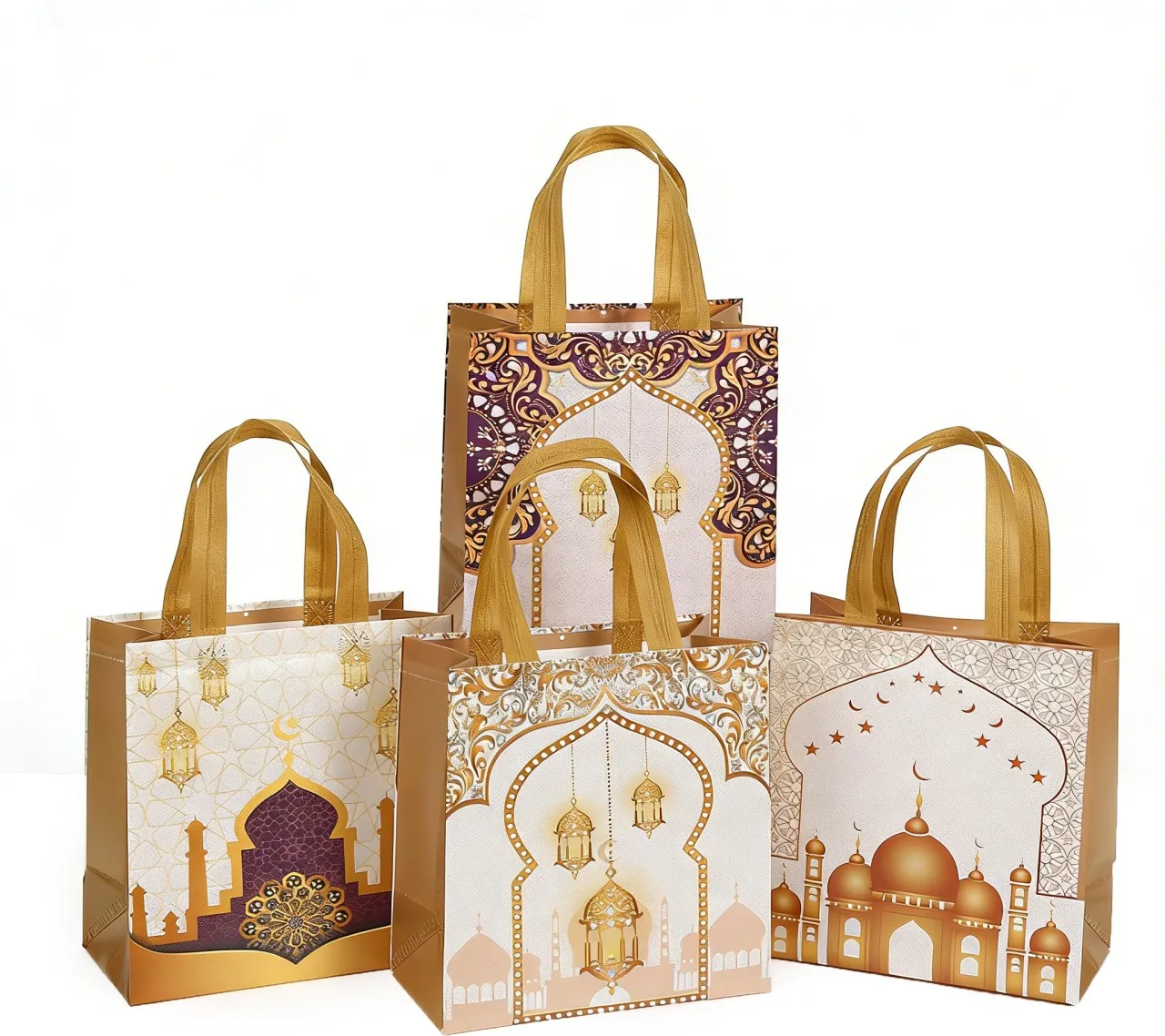 Finevr Handbags, printed packaging bags, party gift bags, non-woven bags, three of each four types …