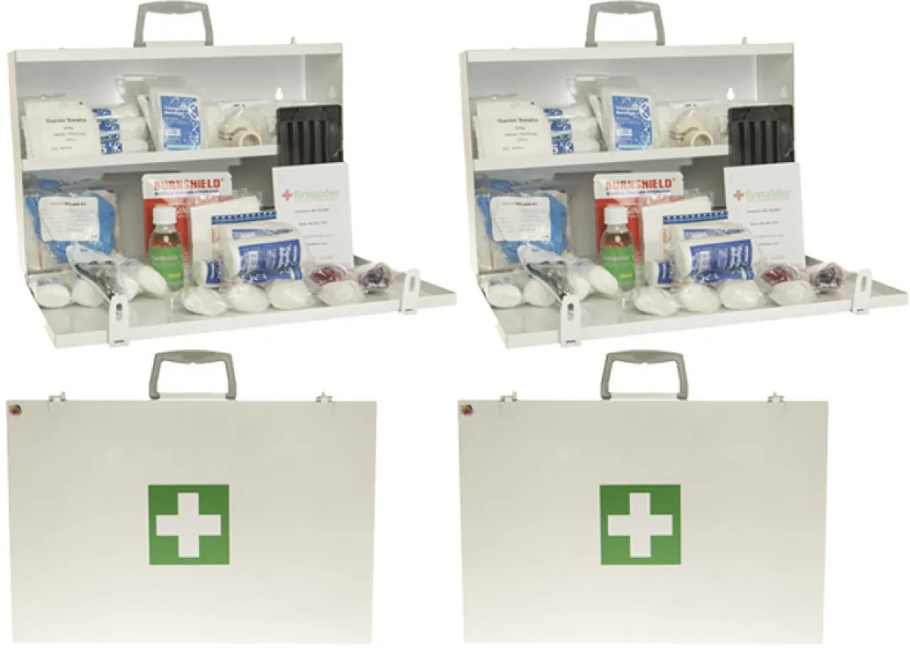 Firstaider (X2) Regulation 3 (In Metal Box) First Aid Kit