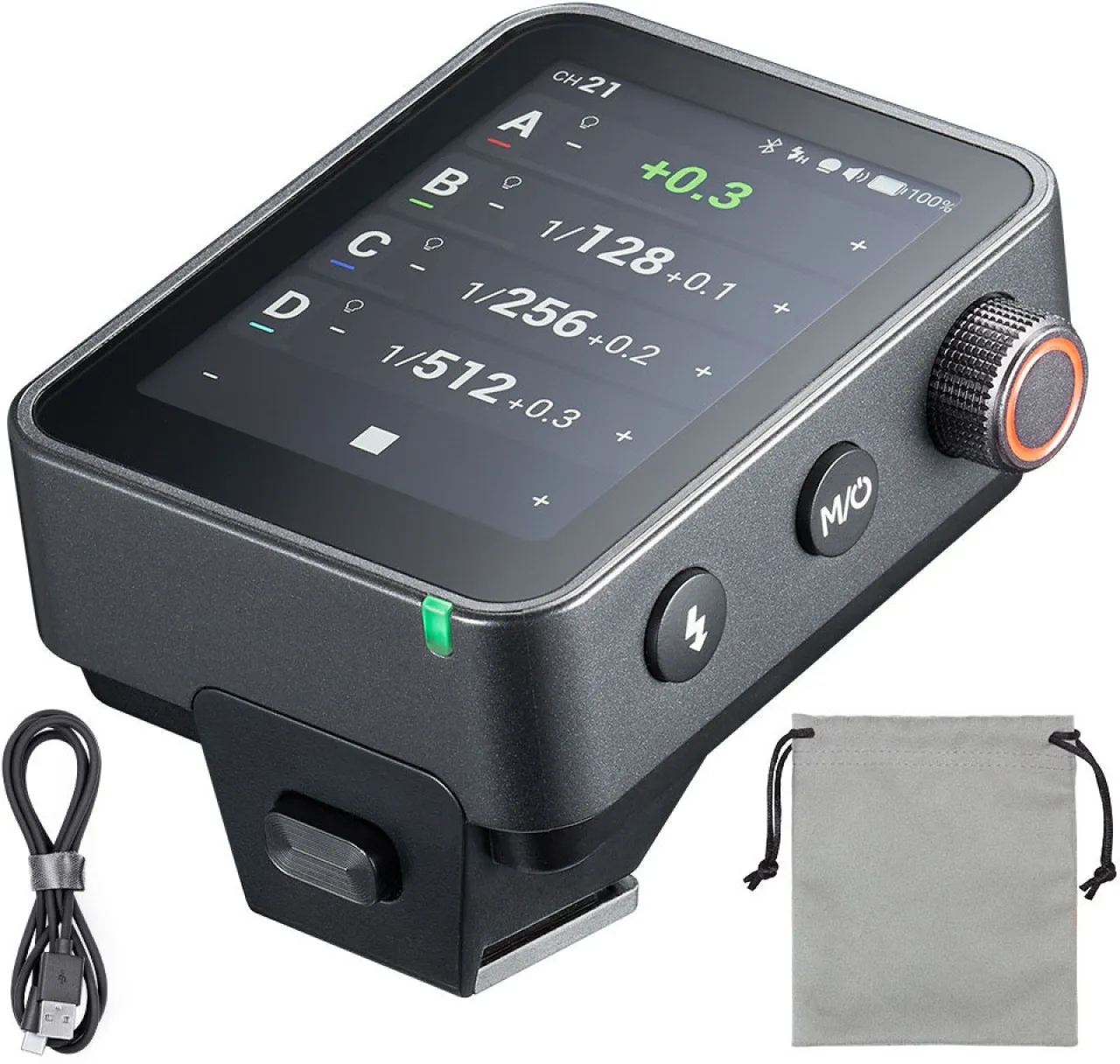 Solala Flash trigger, high-definition touch screen wireless flash trigger with high-speed synchroni…
