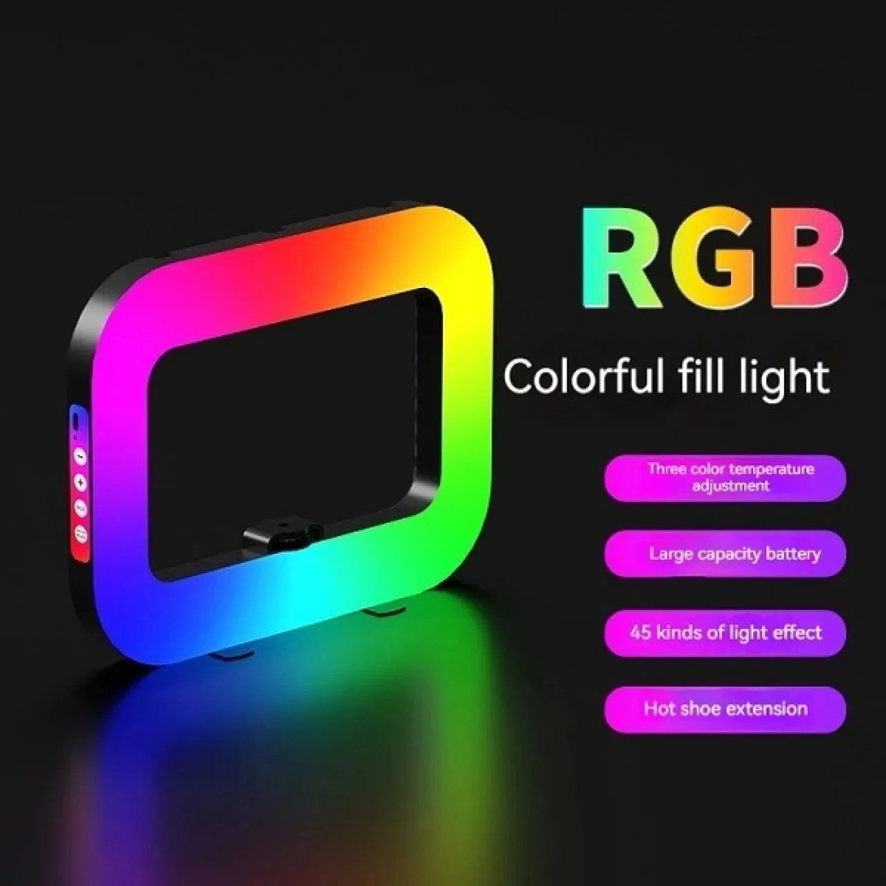 RGB 2500k- 8500k Ring Flash