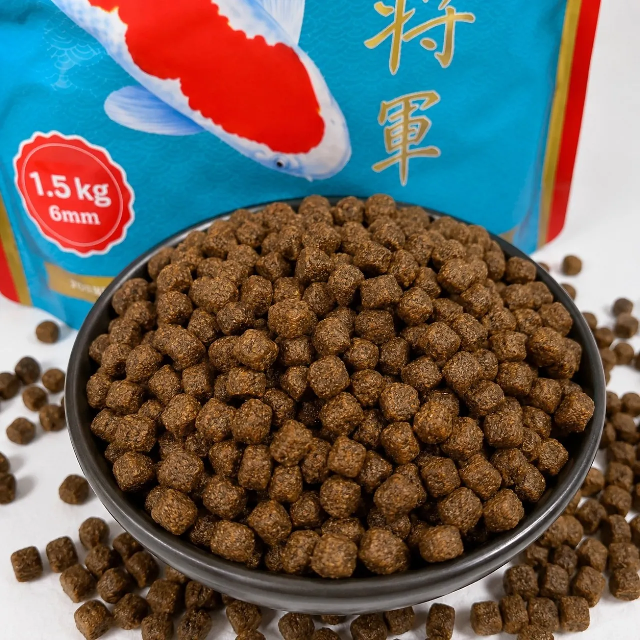 Koi Feed 1.5kg 6mm Fish food Vanilla Granules Food Essence