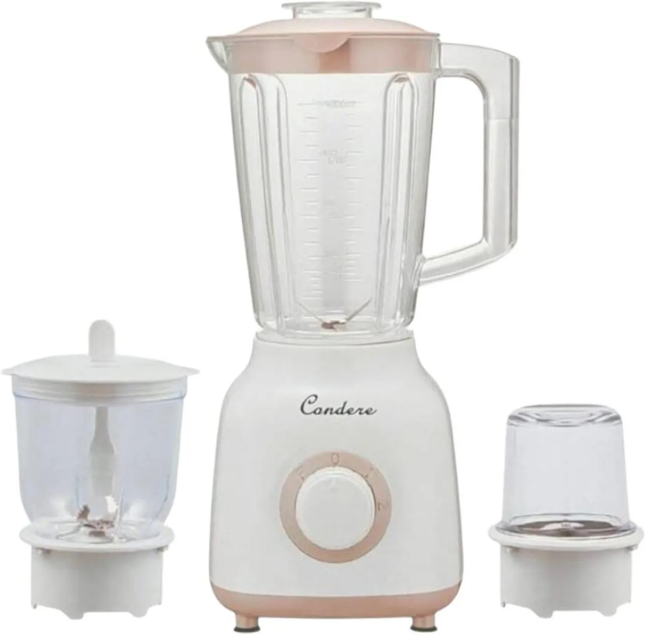 CONDERE Product without Variants 3- In 1 Blender Juicer& Grinder-White /Grey 350w Y-8863 350 W Food…