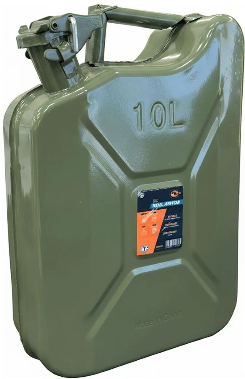 Mobi 10 Litre Metal Jerrycan 10 L Fuel Can