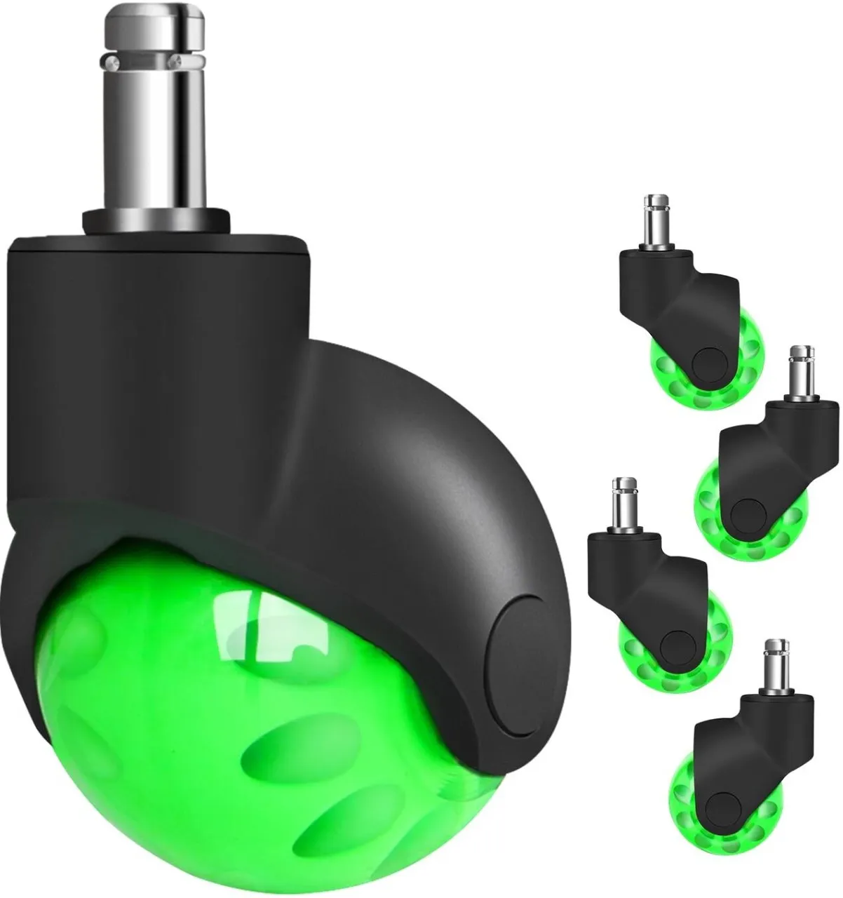 Banglii 2" Ball Caster , 360 Degree Rotation Universal Ball Casters with Nylon Cover for Office Fur…