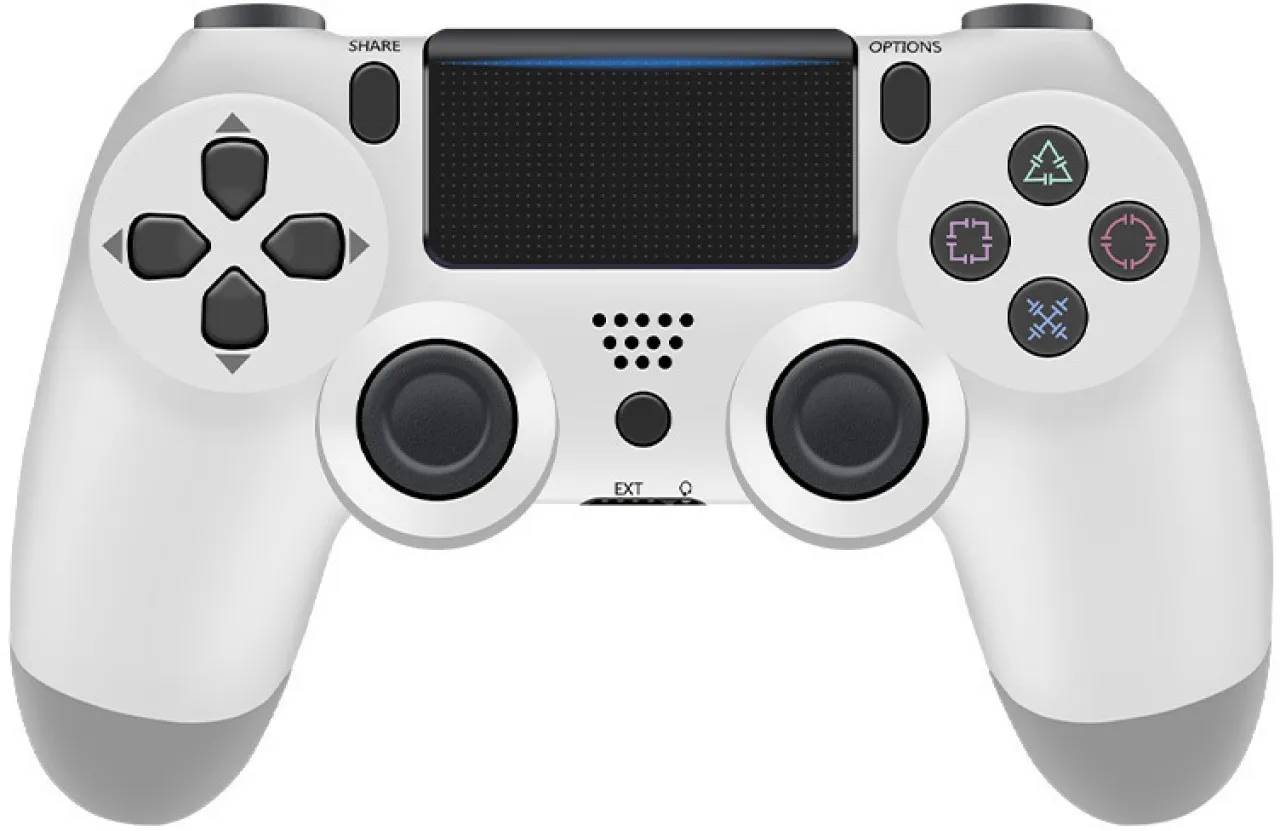Moucles Wireless Controller for P-4, Joystick Game Controller for P-4/Slim/Pro/PC Console With Touc…