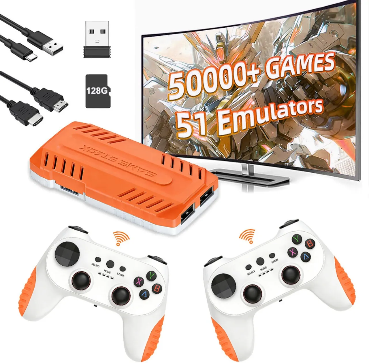 marevic X10 Pro game console 2.4G wireless connection TV HDMI high-definition home game console arc…