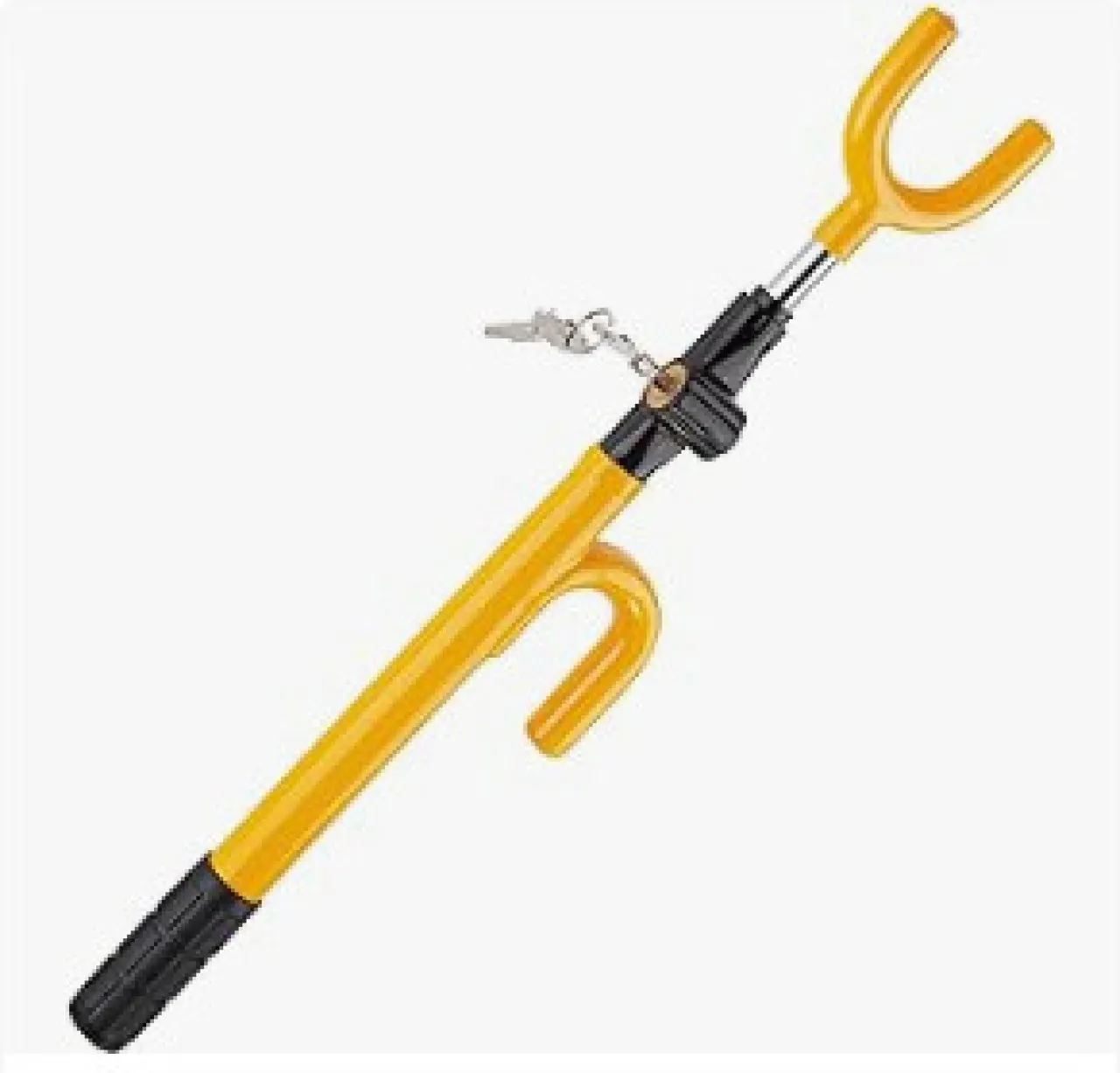 Flycross Vehicle Steering Wheel Lock Car Anti Theft Security Lock with Adjustable Length Fit for Ca…