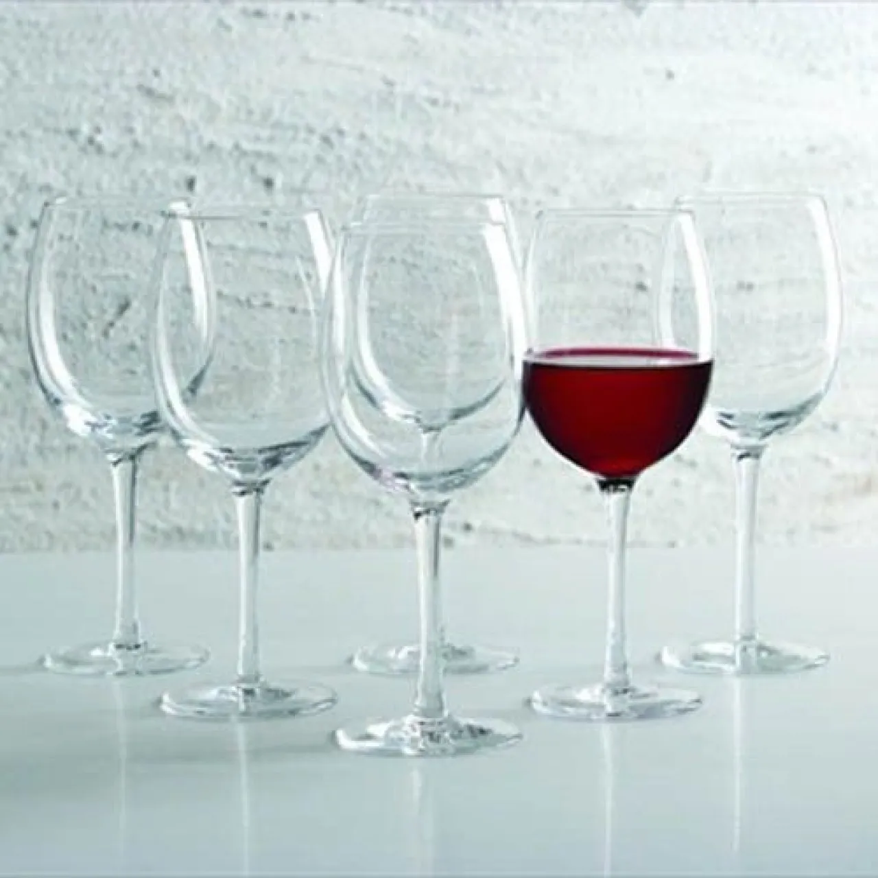 SMTE (Pack of 6) Alex Liddy - Red Wine Glass - Set Of 6 Water/Juice  Glass Set