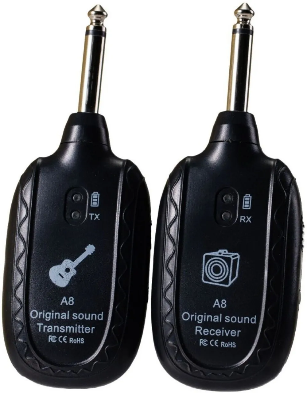BOWENSTORE Electric wood guitar wireless transmitter-receiver A8 guitar wireless receiver pickup tr…