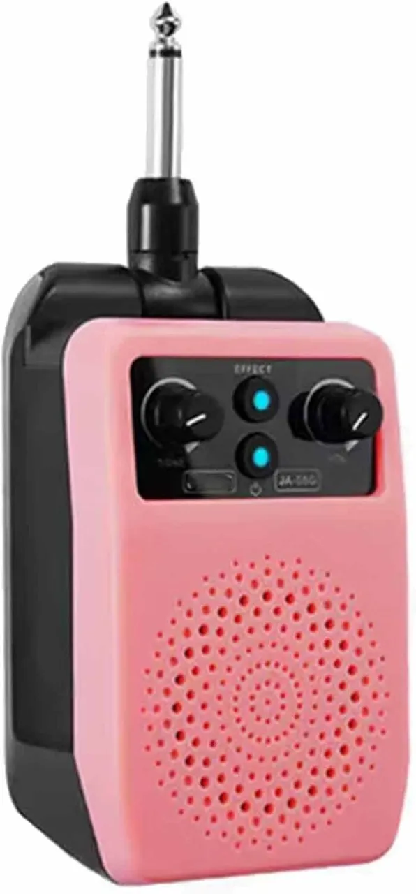 Wild Bee 5W Electric Guitar Amp, Mini Rechargeable Portable Bluetooth Practice Amp With 4 Effects (…