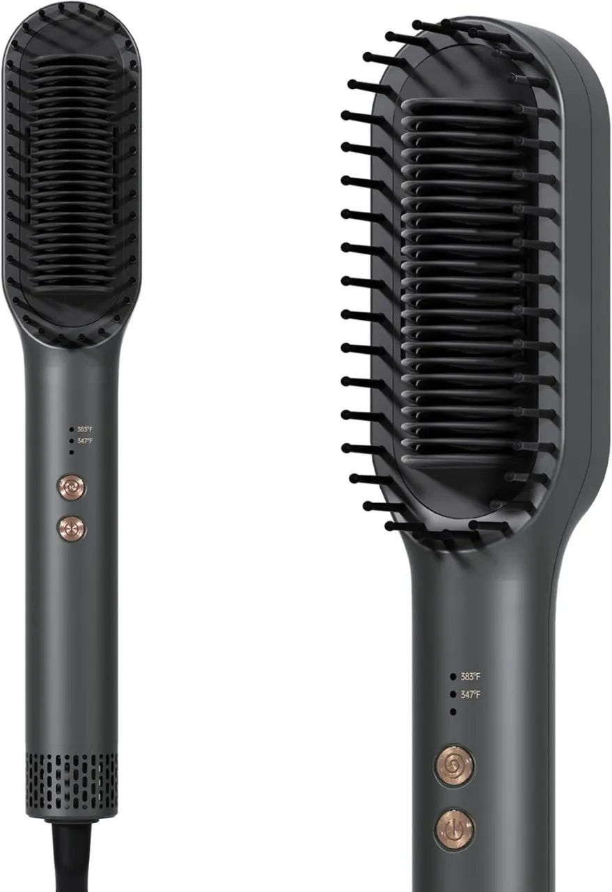 Bloo Hair Straightener Comb and Blow Dryer 2 in 1 for Women Hair Dryer