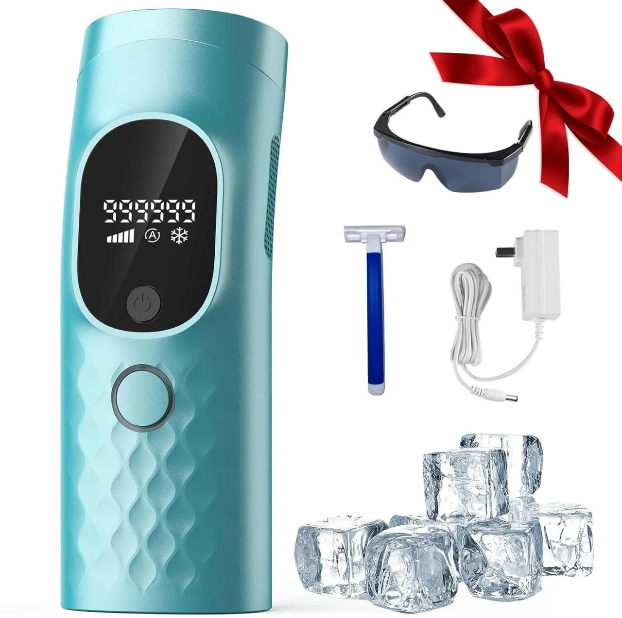SHIJIN Laser Hair Removal for Women and Men - Permanent Painless Ice Cooling IPL Device Remover Mac…